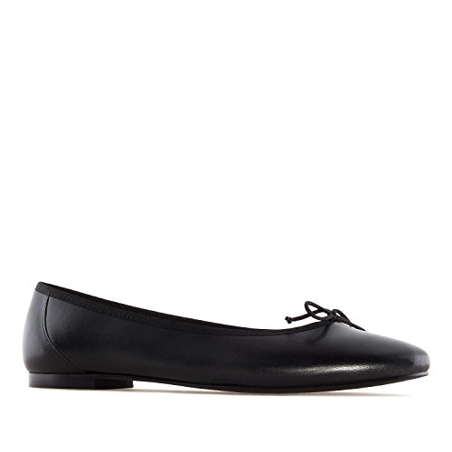 Andrés Machado - Elegante Ballerinas für Damen Junge Frauen aus Leder – Marta – Bequeme Loafer für den Sommer Slipper Mokassins mit Schleife – Schwarz EU 43 Andrés Machado - Elegante Ballerinas für Damen Junge Frauen aus Leder – Marta – Bequeme Loafer für den Sommer Slipper Mokassins mit Schleife – Schwarz EU 43 von Andrés Machado
