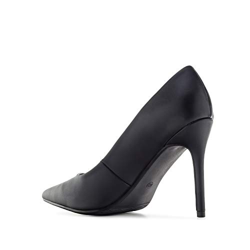 Andres Machado - Elegante Pumps für Damen/Junge Frauen - AM5371 - High Heels/Klassische Damenschuhe mit Absatz und extra breitem Fußbett - Soft Schwarz EU 44 von Andrés Machado