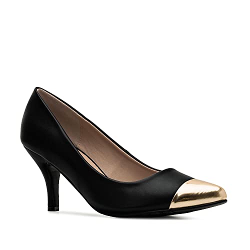 Andrés Machado - Pumps für Damen und Junge Frauen - AM55 - Damenschuhe mit Absatz/High Heels/Stöckelschuhe - Schwarz EU 43 von Andrés Machado