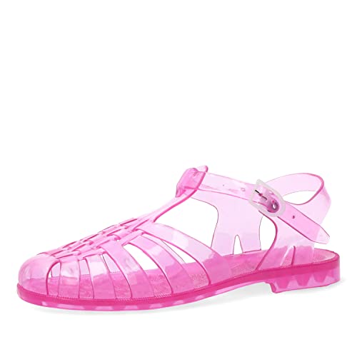 Andrés Machado - Strandschuhe - Aus widerstandsfähigem PVC - Schnallenverschluss - Für den Strand und den Fluss - Herrensandalen für den Sommer - Farbe Rosa - Größe 42 EU von Andrés Machado