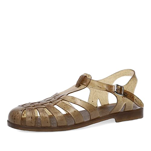 Andrés Machado - Strandschuhe - Widerstandsfähiges PVC - Schnallenverschluss - Für den Strand und den Fluss - Junior Sommersandalen für Frauen - Farbe Zimt - Größe 36 EU Andrés Machado - Strandschuhe - Widerstandsfähiges PVC - Schnallenverschluss - Für den Strand und den Fluss - Junior Sommersandalen für Frauen - Farbe Zimt - Größe 36 EU von Andrés Machado