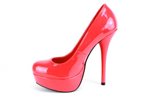 Rote High Heels mit 14 cm Absatz, 36 von Andrés Machado