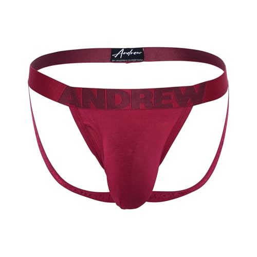 Andrew Christian® Maßgeschneiderter Modal-Jock, Burgunder, X-Large von Andrew Christian