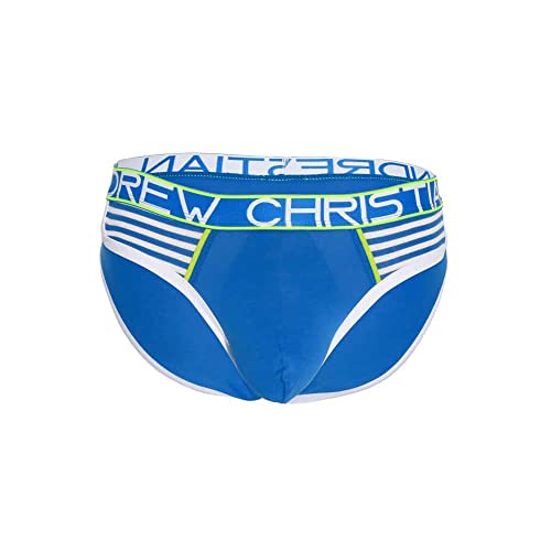 Andrew Christian Almost Naked® Retro Brief Electric Blue - Größe L von Andrew Christian