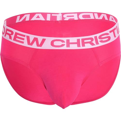 Andrew Christian - Männer Slip Unterwäsche - Almost Naked® Bamboo Brief Fuchsia - 1x Größe S von Andrew Christian