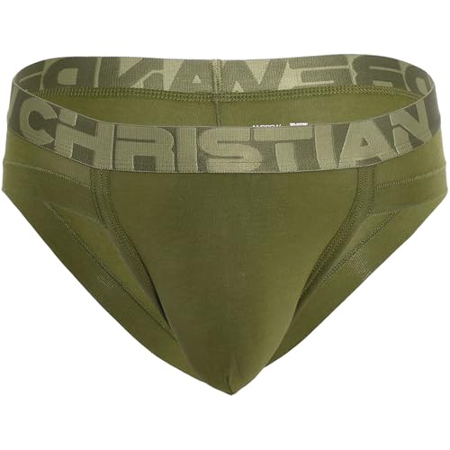 Andrew Christian - Männer Slip Unterwäsche - Bubble Butt Brief w/Almost Naked® Olive - 1x Größe M von Andrew Christian
