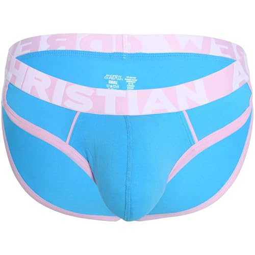 Andrew Christian - Männer Slip Unterwäsche - Retro Brief w/Show-IT® Aqua - 1x Größe S von Andrew Christian