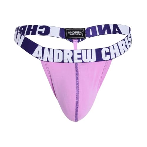 Andrew Christian - Männer Thongs Unterwäsche - Happy G-String w/Almost Naked® Crocus - 1x Größe M von Andrew Christian