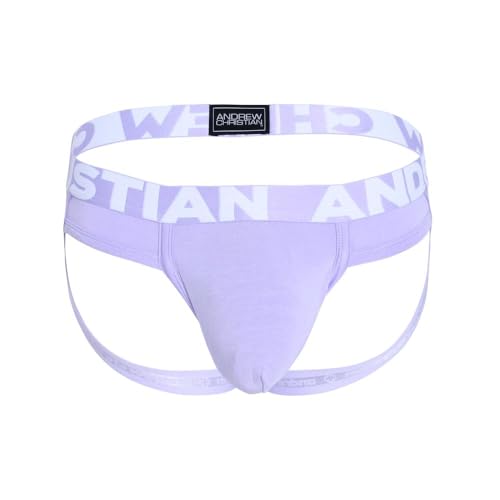 Andrew Christian - Männer Unterwäsche - Herren Jock - ALMOST NAKED® Brief JOCK Lavender - Lila - 1 x Größe L von Andrew Christian