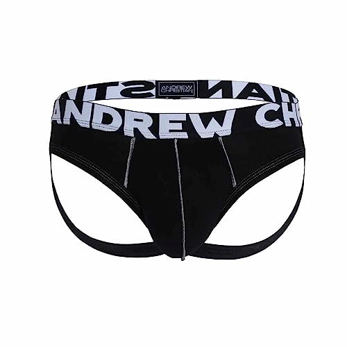 Andrew Christian - Männer Unterwäsche - Herren Jock - Show-It Jock Black - Schwarz - 1 x Größe M von Andrew Christian