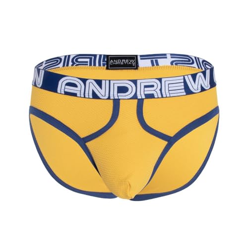 Andrew Christian - Männer Unterwäsche - Herren Slip - Retro Brief w/Almost Naked® - Gelb - 1 x Größe XL von Andrew Christian