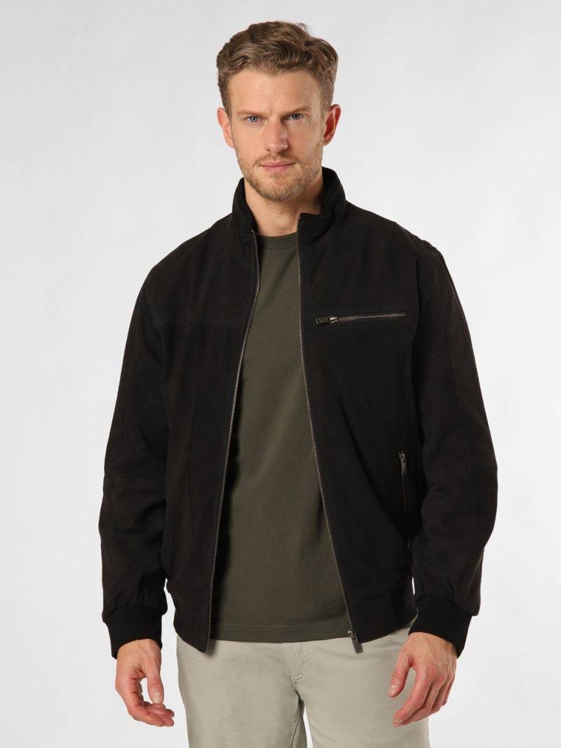 Andrew James Lederjacke Herren, marine von Andrew James