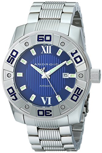 Android Herren-Armbanduhr AD707ABU Antigravity Analog Japanisch Automatik Silber, Armband Android Herren-Armbanduhr AD707ABU Antigravity Analog Japanisch Automatik Silber, Armband von Android