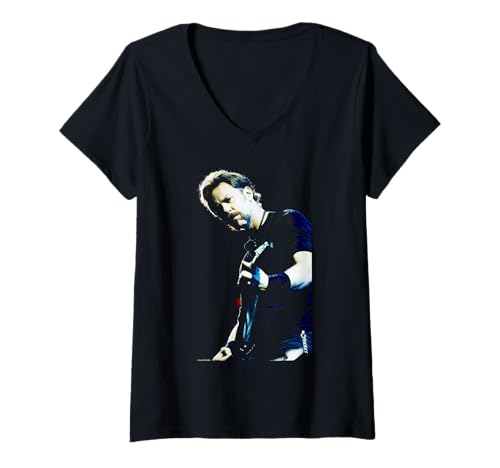 Damen Metallica James Hetfield von Andy Willsher T-Shirt mit V-Ausschnitt Damen Metallica James Hetfield von Andy Willsher T-Shirt mit V-Ausschnitt von Andy Willsher Photography