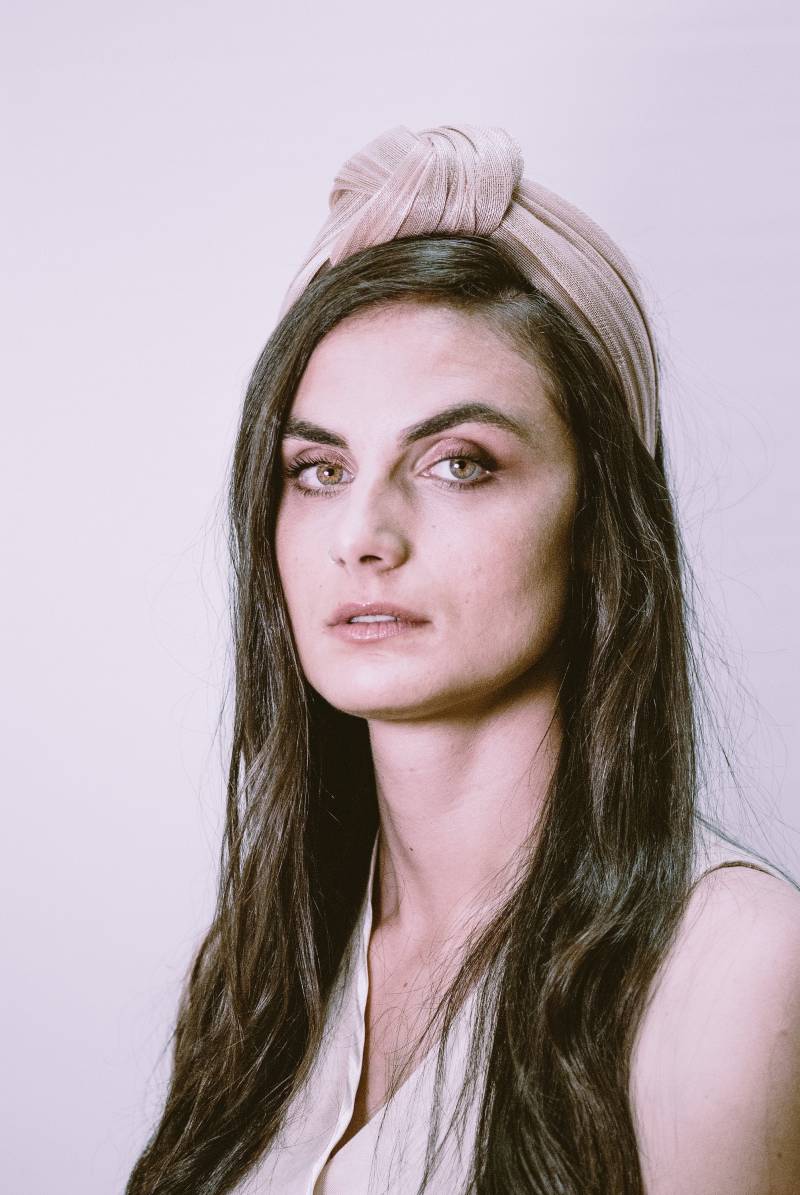 Blass Rosa Geknotet Turban Stirnband, Sinamay Seide Stirnband Für Hochzeiten Gäste, Hochzeit Frauen Kopfschmuck, Fascinator Rassen von AnedeCoco