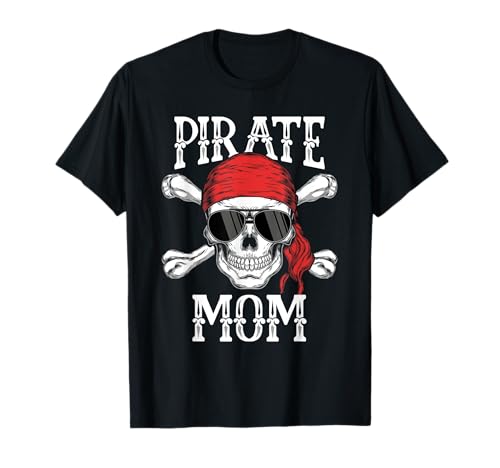 Pirat Mama Jolly Roger Familie Matching T-Shirt von Aneisha Piratenfamilie