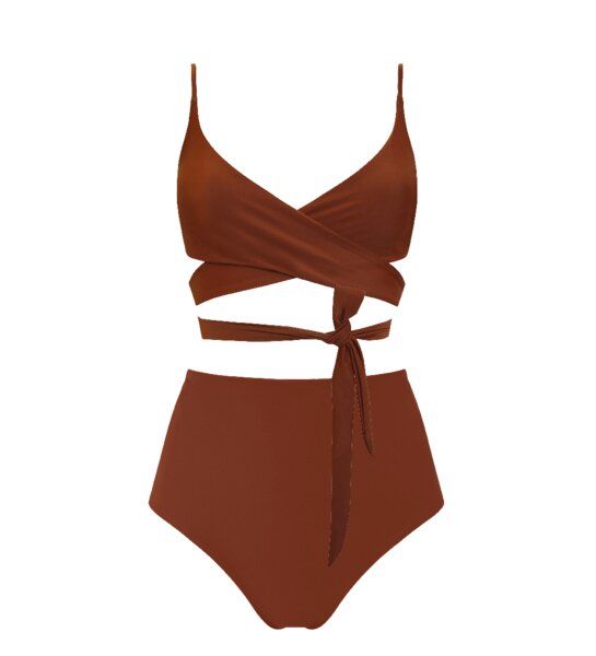 Anekdot Bikini Set Lin Top + Core High Slip von Anekdot