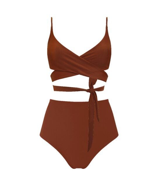 Anekdot Bikini Set Lin Top + Core High Slip von Anekdot
