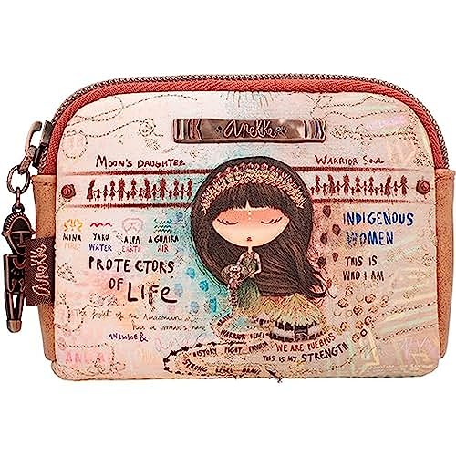 Anekke Damen Geldbörse 36609-018 Mehrfarbig 12x9x3 Reisezubehör-Brieftasche, bunt von Anekke