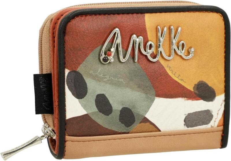 Anekke - Anekke Alma Geldbörse klein RFID braun/schwarz Multicolor von Anekke