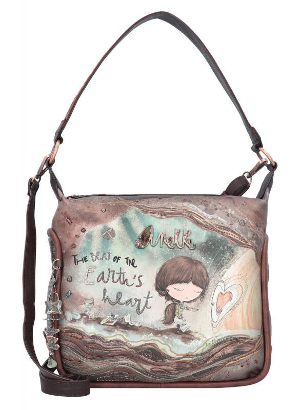 Anekke - Anekke Core Umhängetasche braun mit Anhänger Braun von Anekke