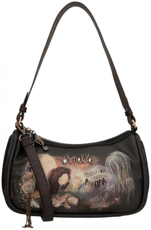 Anekke - Anekke Dreamverse Handbag Schultertasche anthrazit / braun Braun von Anekke