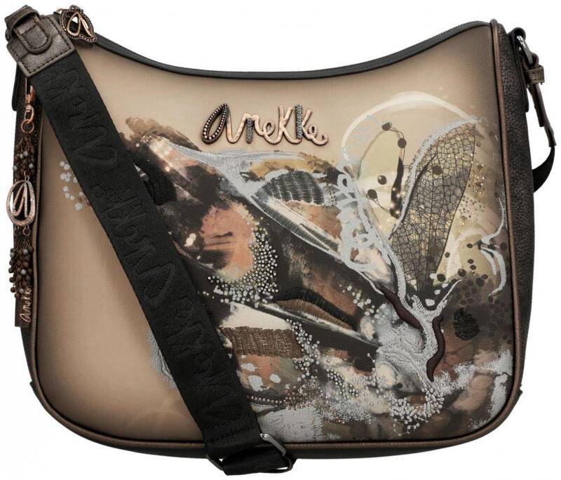 Anekke - Anekke Dreamverse Handbag Umhängetasche anthrazit / braun Braun von Anekke