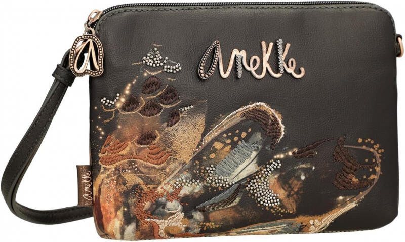 Anekke - Anekke Dreamverse Handbag Umhängetasche klein anthrazit / braun Braun von Anekke