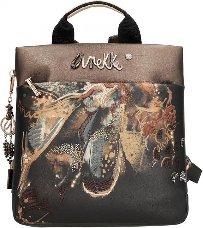 Anekke - Anekke Dreamverse Mochila Rucksack braun mit Anhänger Braun von Anekke