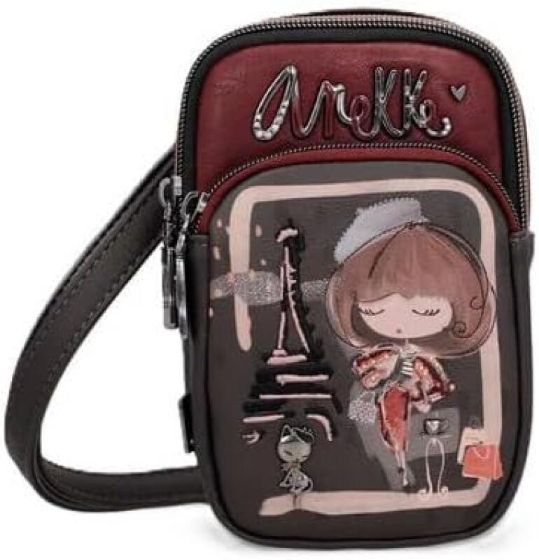 Anekke - Anekke Mademoiselle Schultertasche Klein braun Multicolor von Anekke