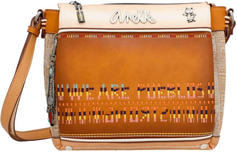 Anekke - Anekke Menire Umhängetasche braun/bunt Multicolor von Anekke