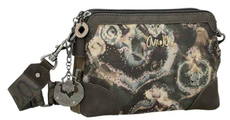 Anekke - Anekke Real Handbag Schultertasche grau Grau von Anekke