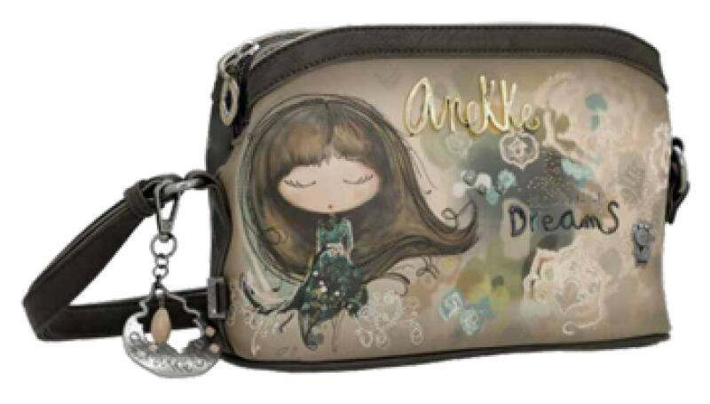 Anekke - Anekke Real Schultertasche gestanzt braun Braun von Anekke