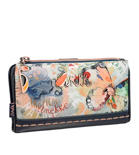 Anekke Damen 36769-907 Mehrfarbig 18x10x3 Weiche Geldbörse Anekke Damen 36769-907 Mehrfarbig 18x10x3 Weiche Geldbörse von Anekke