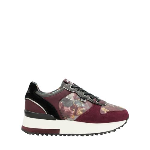 Anekke Damen-Sneaker mit Plattform und lässigem Stil, Weinrot, 38 EU von Anekke