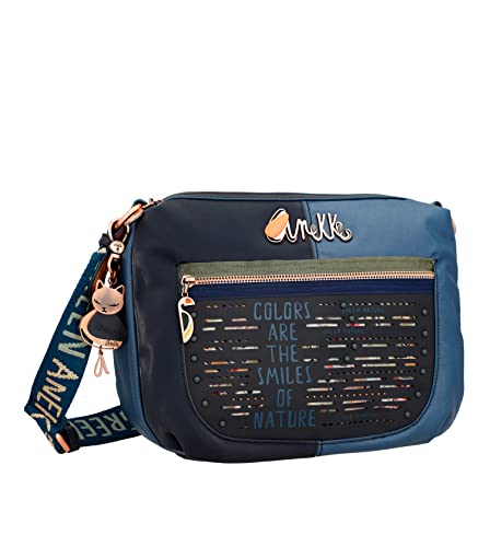 Anekke Damen Umhängetasche 36763-266 Mehrfarbig 30x21x11 Banner, bunt von Anekke