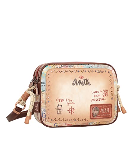 Anekke Damen Umhängetasche mit 3 Fächern BANDOLERA, bunt von Anekke