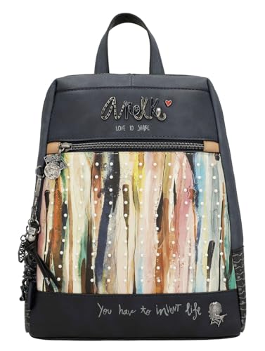 Anekke Damen-Wanderrucksack mit Reißverschluss, Schwarz von Anekke