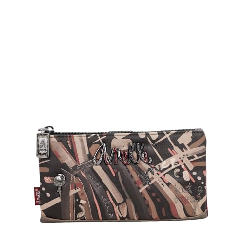 Anekke Damengeldbörse mit 3 Fächern, Kollektion Evolution, Reißverschluss | Maße 12 x 8 x 4 cm von Anekke