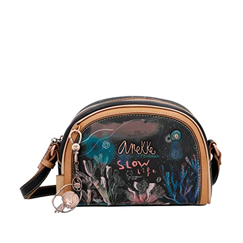 Anekke Damenhandtasche Medium Schultertasche aus Kunstleder mit 1 Griff Reißverschluss Handkoffer Mediterranean Kollektion Zubehör und Accessoires für Damen 22 x 17 x 8 cm, von Anekke