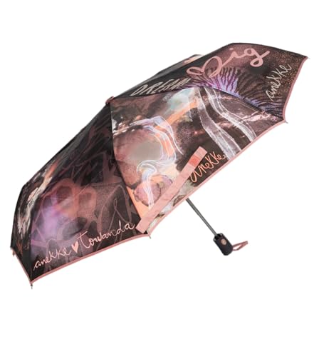 Anekke Dreamverse Automatischer Regenschirm, bunt und praktisch, automatisches Öffnen mit inspirierendem Muster von Anekke
