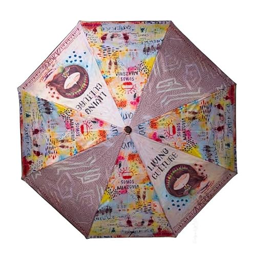 Anekke | Faltbarer Regenschirm mit automatischem Verschluss | Taschenschirm Damen Original Design mit Muster | Mehrfarbig, mehrfarbig, 98 x 56 cm von Anekke