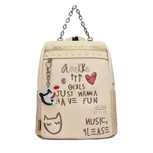 Anekke Fun & Music Energy Damenrucksack mit verstellbaren Schultergurten 28x32x11cm von Anekke