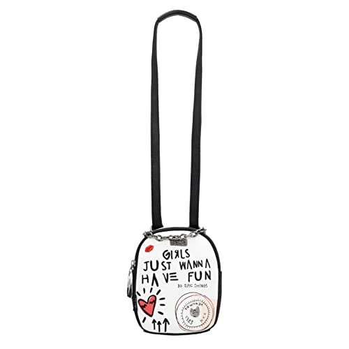 Anekke Fun&Music Energy Umhängetasche und Rucksack 2in1 weiß Maße 17x19x9cm von Anekke