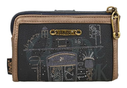 Anekke Geldbörse Boutique Flexible RFID Wallet Multicolor dunkelblau von Anekke