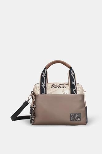Anekke Handtasche Umhängetasche Real Intentions Bowling Bag Multicolor taupe Anekke Handtasche Umhängetasche Real Intentions Bowling Bag Multicolor taupe von Anekke