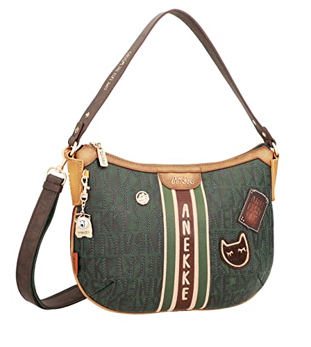 Anekke | Hobo Damen Handtasche mit Reißverschluss | Accessoires und Accessoires für Damen | Damentasche, bunt von Anekke