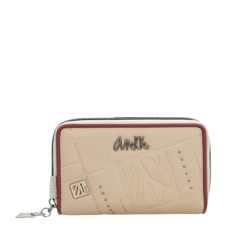 Anekke Mittelgroße Geldbörse für Damen, Kollektion Evolution, Verschluss mit Klappe, Maße 15 x 10 x 3 cm von Anekke