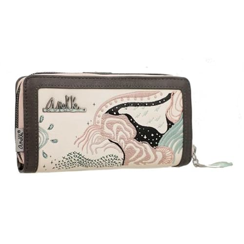 Anekke Psicodelic Damen Geldbörse All-in-One | Große Geldbörse Original Inspiration 60er Jahre | 18 x 10 x 3 cm | Farbe Rosa, Rosa, 18 x 10 x 3 cm Anekke Psicodelic Damen Geldbörse All-in-One | Große Geldbörse Original Inspiration 60er Jahre | 18 x 10 x 3 cm | Farbe Rosa, Rosa, 18 x 10 x 3 cm von Anekke