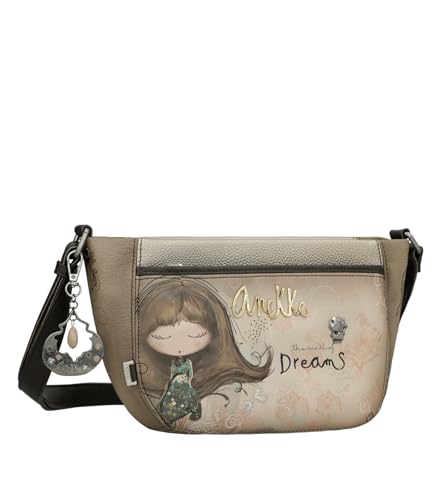 Anekke Real Collection Umhängetasche für Damen | Reißverschluss | Maße 27 x 18 x 9 cm von Anekke